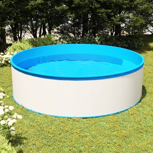 vidaXL Splasher pool 350x90 cm grijs - Aashly