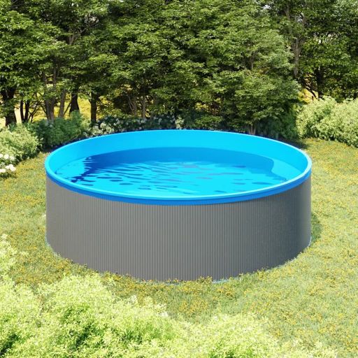 vidaXL Splasher pool 350x90 cm grijs - Aashly