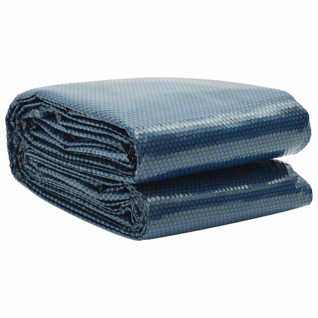 vidaXL Solar zwembadfolie drijvend rond 250 cm PE blauw
