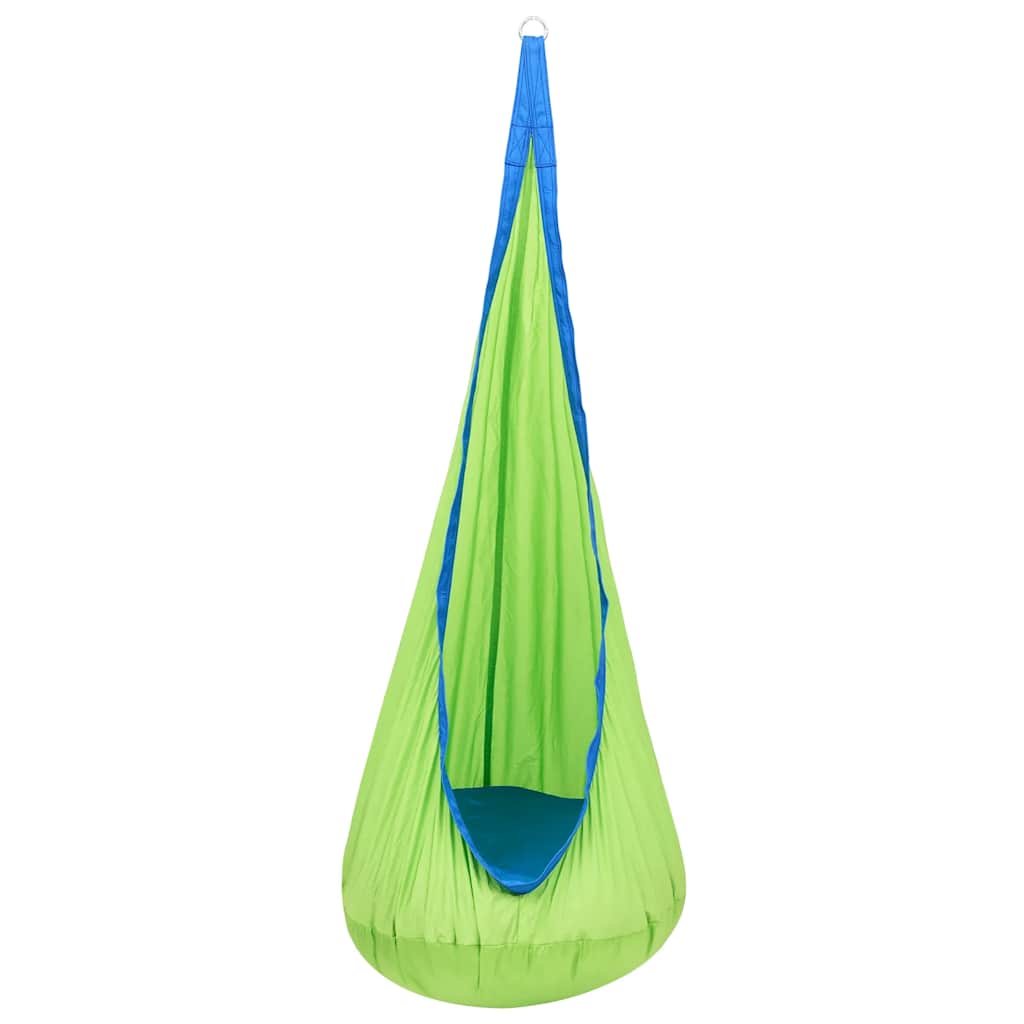 vidaXL Hangmat/schommel voor kinderen 80 kg groen