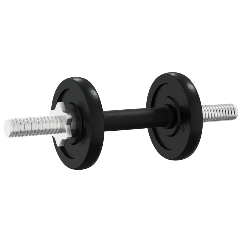vidaXL Halterset 30 kg gietijzer
