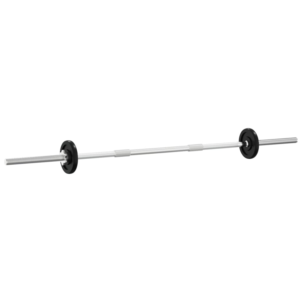 vidaXL Halterset 30 kg gietijzer