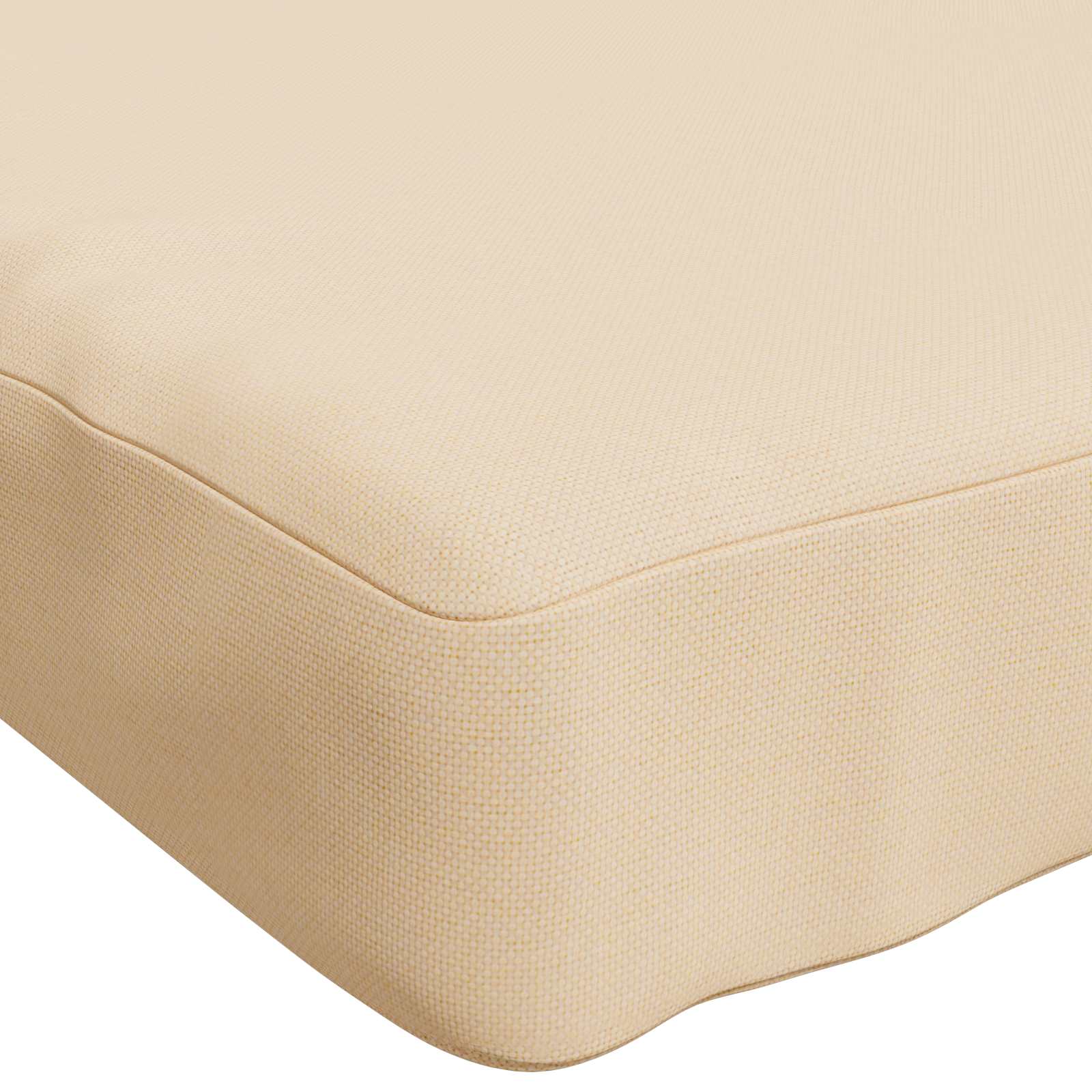 vidaXL Bankkussen SOEST 100% Polyester Crèmekleurig 80 x 40 x 5 cm