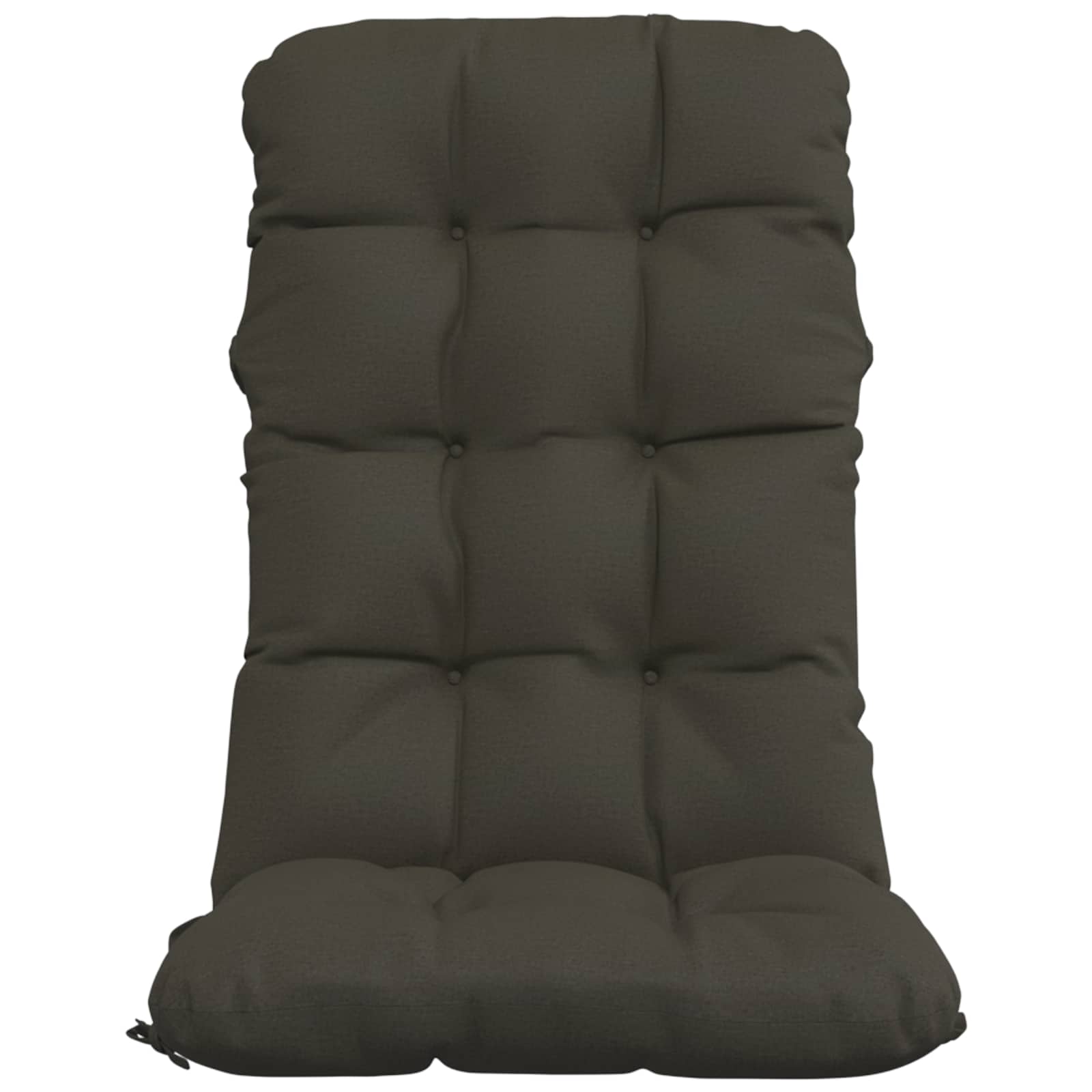 vidaXL 4-delige Hoogrug Kussen VIANEN 4 pcs 100% Polyester Antraciet