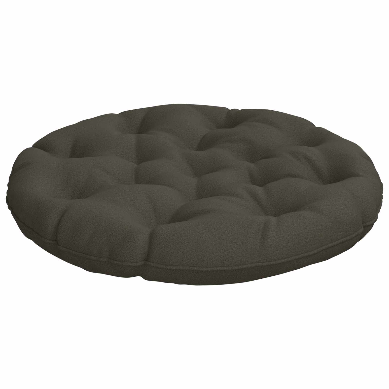 vidaXL Hangstoel Kussen VIANEN 100% Polyester Antraciet Ø 80 x 12 cm