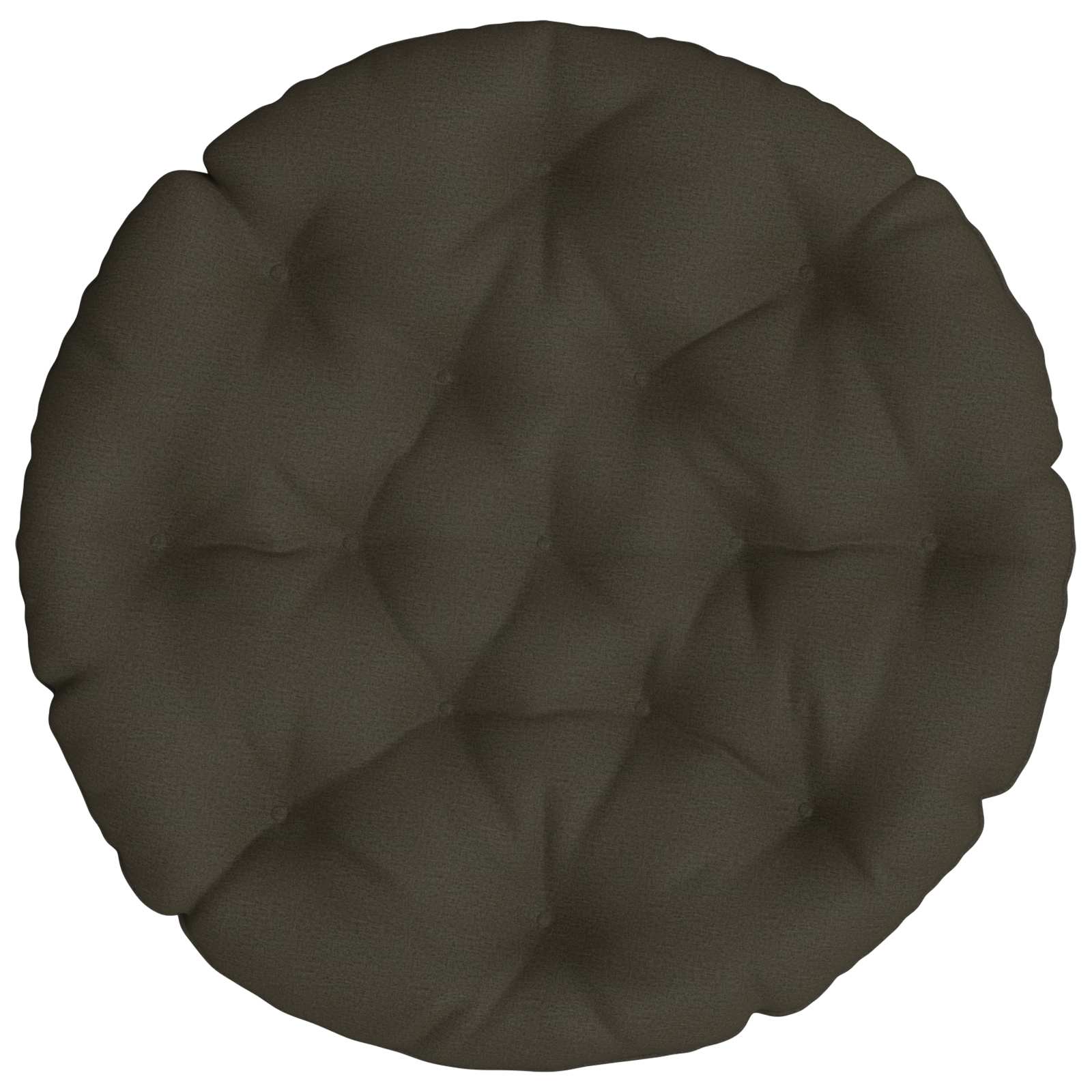 vidaXL Hangstoel Kussen VIANEN 100% Polyester Antraciet Ø 80 x 12 cm