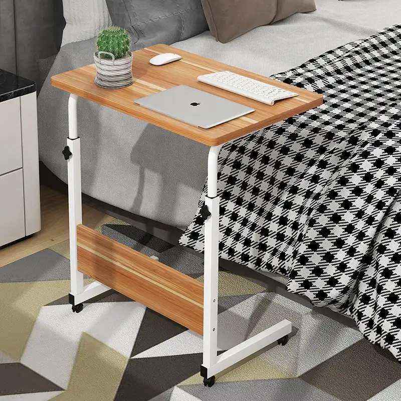 Aashly Verstelbare Laptoptafel met Wielen – Verrijdbare In Hoogte Verstelbare Computertafel
