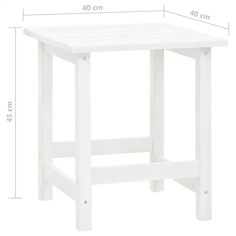 Adirondack Tuinstoel met Tafeltje van Massief Vurenhout - Tuinsets