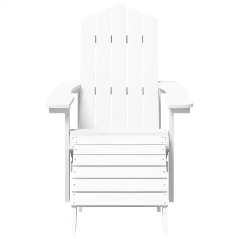 Adirondack Tuinstoel met voetenbank en tafel voor tuin en terras - Tuinstoelen
