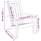 Adirondack Tuinstoelen in Duurzaam Polypropyleen for Buitenplezier - Tuinstoelen