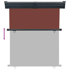 Aluminium rol parasol met UV- en scheurbestendig polyester scherm - Parasols en zonneschermen