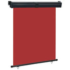 Aluminium rol parasol met UV- en scheurbestendig polyester scherm - Rood / 145 x 250 cm / 1 - Parasols en zonneschermen