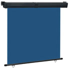 Aluminium rol parasol met UV- en scheurbestendig polyester scherm - Blauw / 165 x 250 cm / 1 - Parasols en zonneschermen