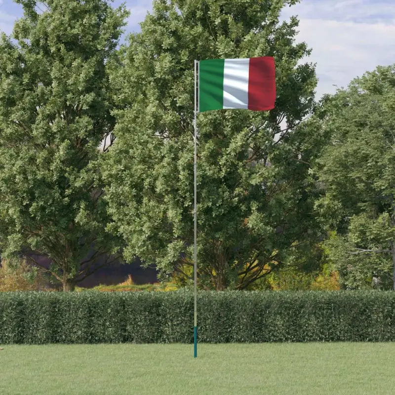 Aluminium vlaggenmast voor nationale vlaggen en feestelijke gelegenheden - 5.55 m / Italië - Vlaggen & windzakken