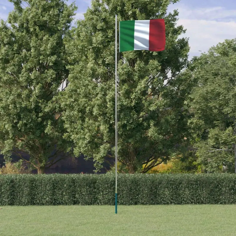 Aluminium vlaggenmast voor nationale vlaggen en feestelijke gelegenheden - 6.23 m / Italië - Vlaggen & windzakken
