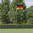 Aluminium vlaggenmast voor nationale vlaggen en feestelijke gelegenheden - 5.55 m / Duitsland - Vlaggen & windzakken