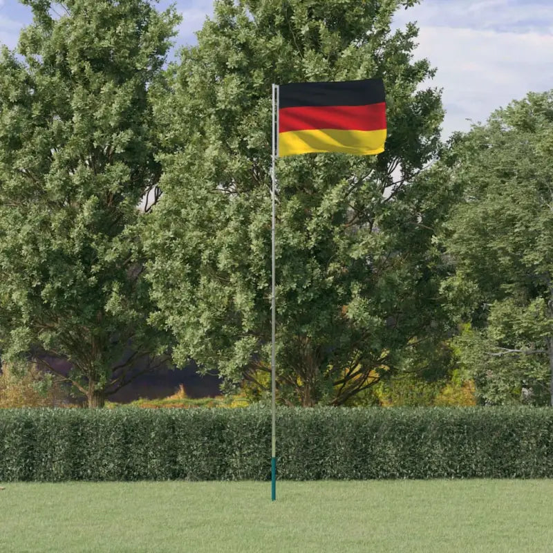 Aluminium vlaggenmast voor nationale vlaggen en feestelijke gelegenheden - 5.55 m / Duitsland - Vlaggen & windzakken
