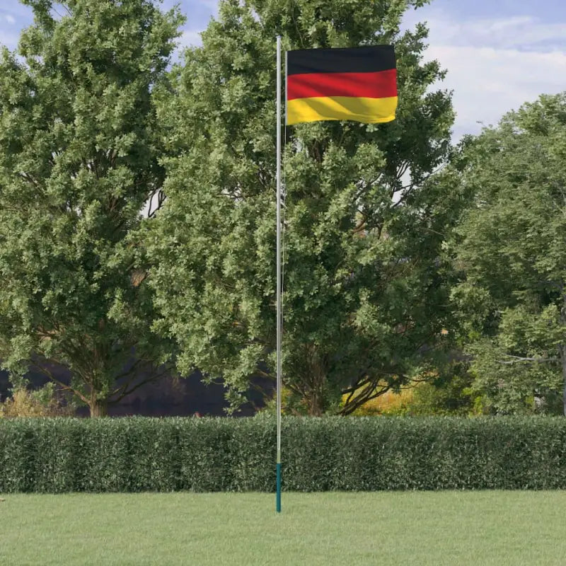 Aluminium vlaggenmast voor nationale vlaggen en feestelijke gelegenheden - 6.23 m / Duitsland - Vlaggen & windzakken