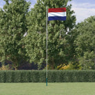 Aluminium vlaggenmast voor nationale vlaggen en feestelijke gelegenheden - 6.23 m / Nederland - Vlaggen & windzakken