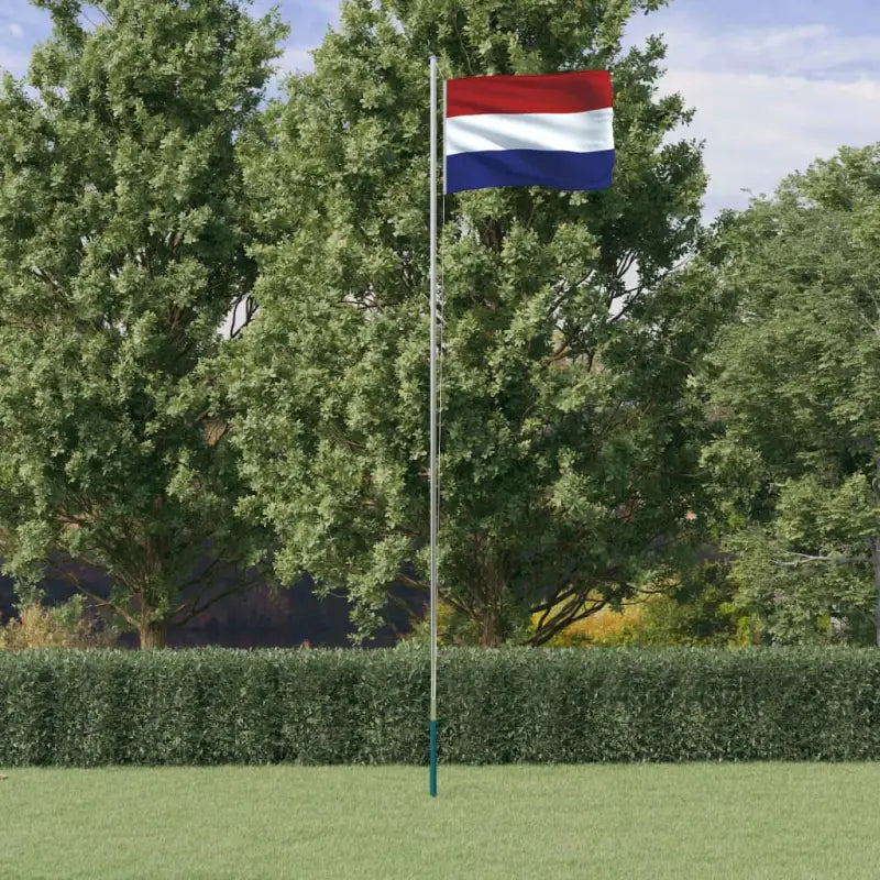Aluminium vlaggenmast voor nationale vlaggen en feestelijke gelegenheden - 6.23 m / Nederland - Vlaggen & windzakken
