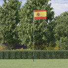 Aluminium vlaggenmast voor nationale vlaggen en feestelijke gelegenheden - 5.55 m / Spanje - Vlaggen & windzakken