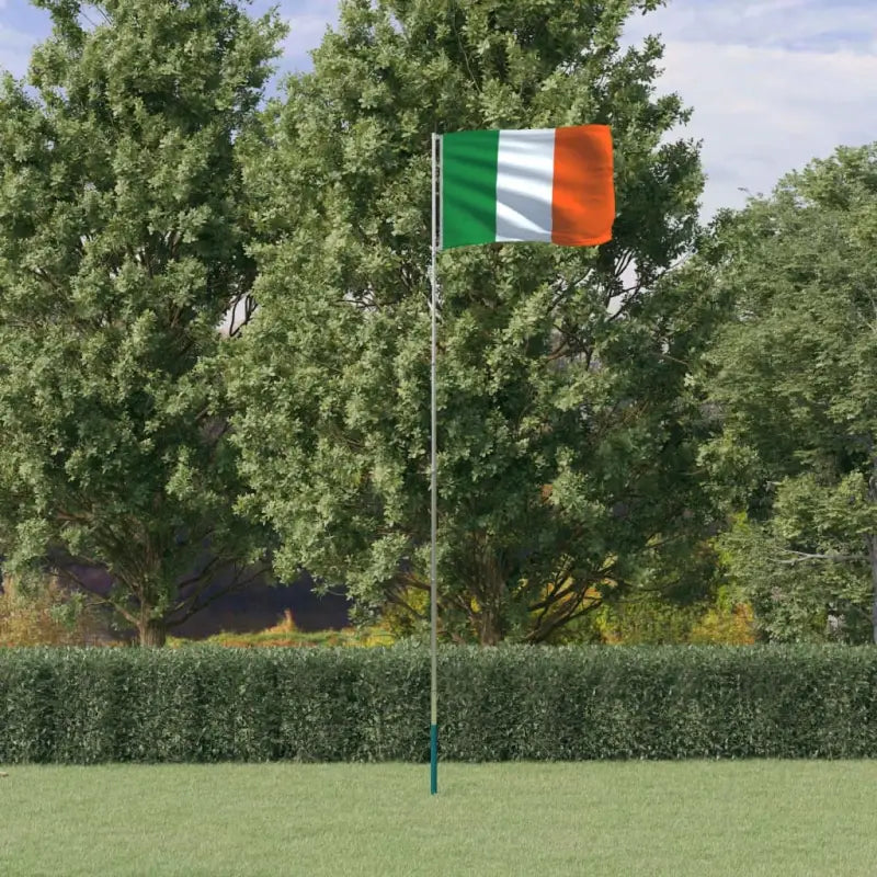Aluminium vlaggenmast voor nationale vlaggen en feestelijke gelegenheden - 5.55 m / Ierland - Vlaggen & windzakken