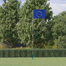 Aluminium vlaggenmast voor nationale vlaggen en feestelijke gelegenheden - 5.55 m / Europa - Vlaggen & windzakken