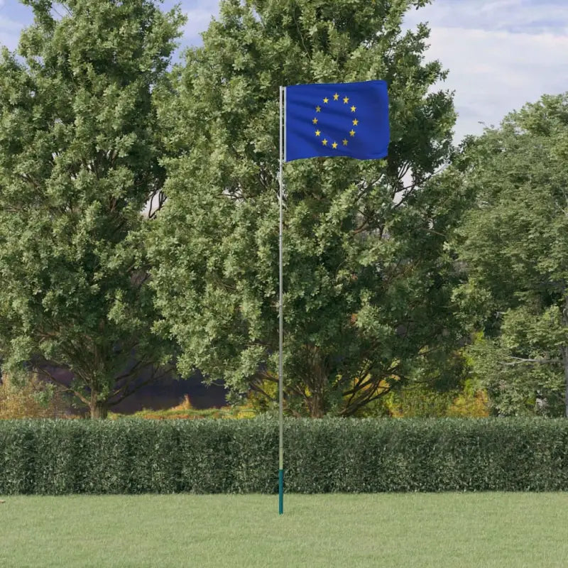 Aluminium vlaggenmast voor nationale vlaggen en feestelijke gelegenheden - 5.55 m / Europa - Vlaggen & windzakken