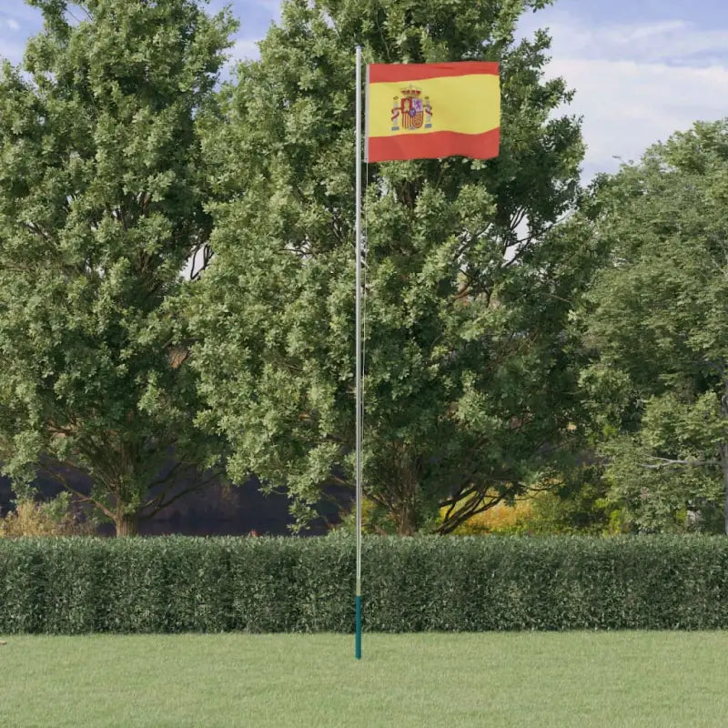 Aluminium vlaggenmast voor nationale vlaggen en feestelijke gelegenheden - 6.23 m / Spanje - Vlaggen & windzakken