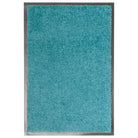 Anti-slip pvc deurmat voor binnen en buiten met absorberende werking - cyaan / 40 x 60 cm / 1 - Deurmatten
