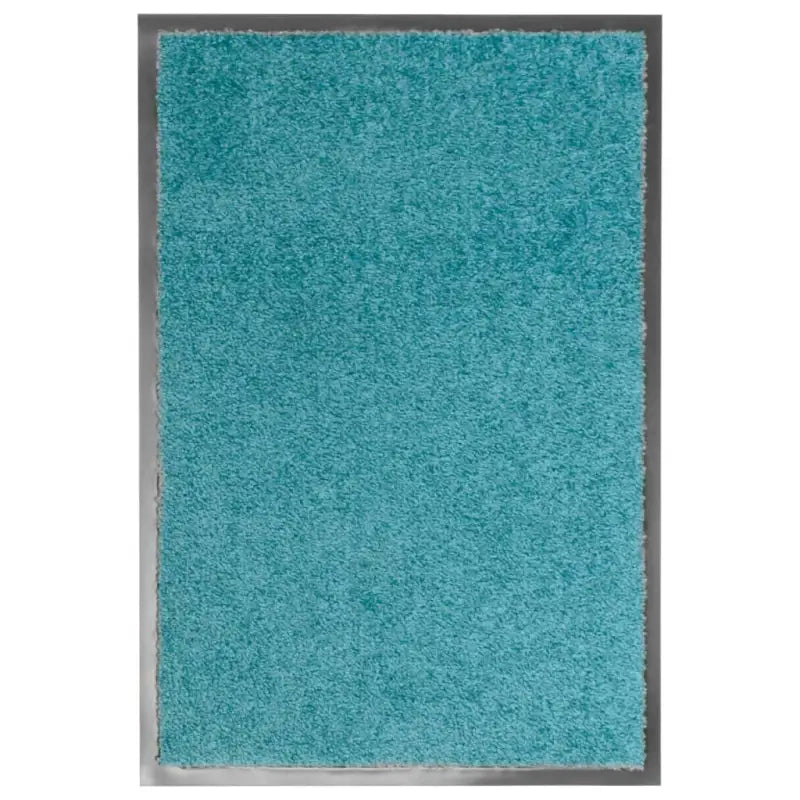 Anti-slip pvc deurmat voor binnen en buiten met absorberende werking - cyaan / 40 x 60 cm / 1 - Deurmatten