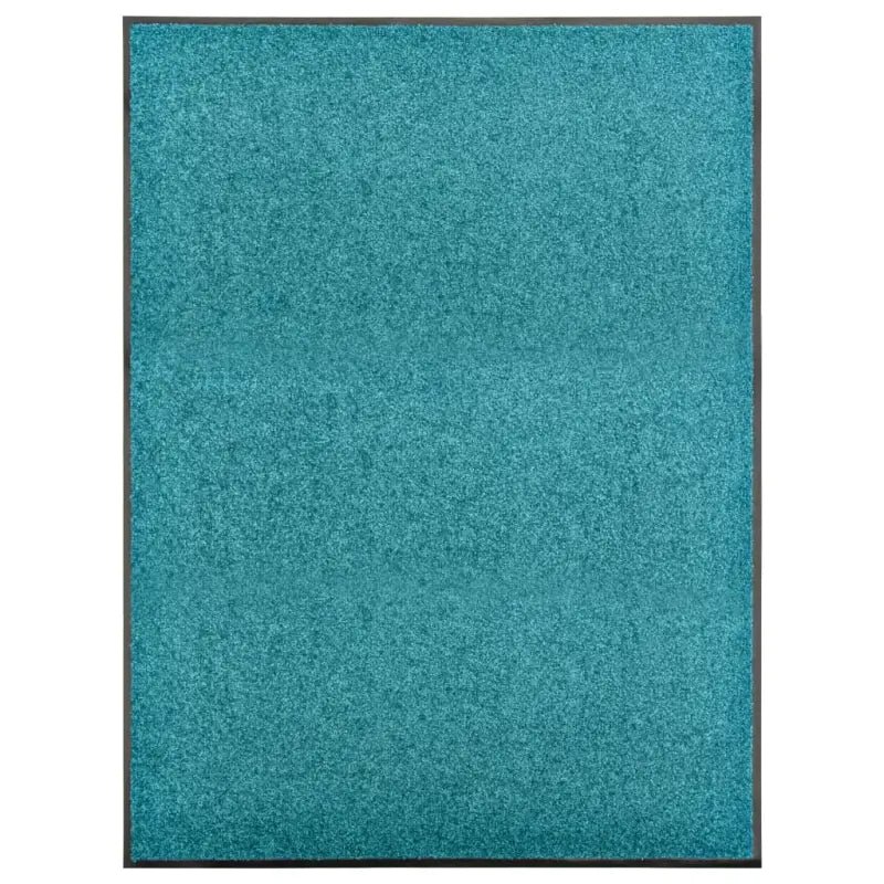 Anti-slip pvc deurmat voor binnen en buiten met absorberende werking - cyaan / 90 x 120 cm / 1 - Deurmatten