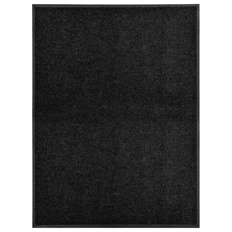 Anti-slip pvc deurmat voor binnen en buiten met absorberende werking - Zwart / 90 x 120 cm / 1 - Deurmatten