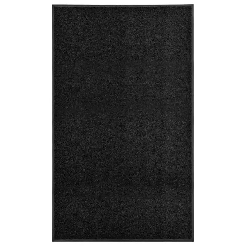 Anti-slip pvc deurmat voor binnen en buiten met absorberende werking - Zwart / 90 x 150 cm / 1 - Deurmatten