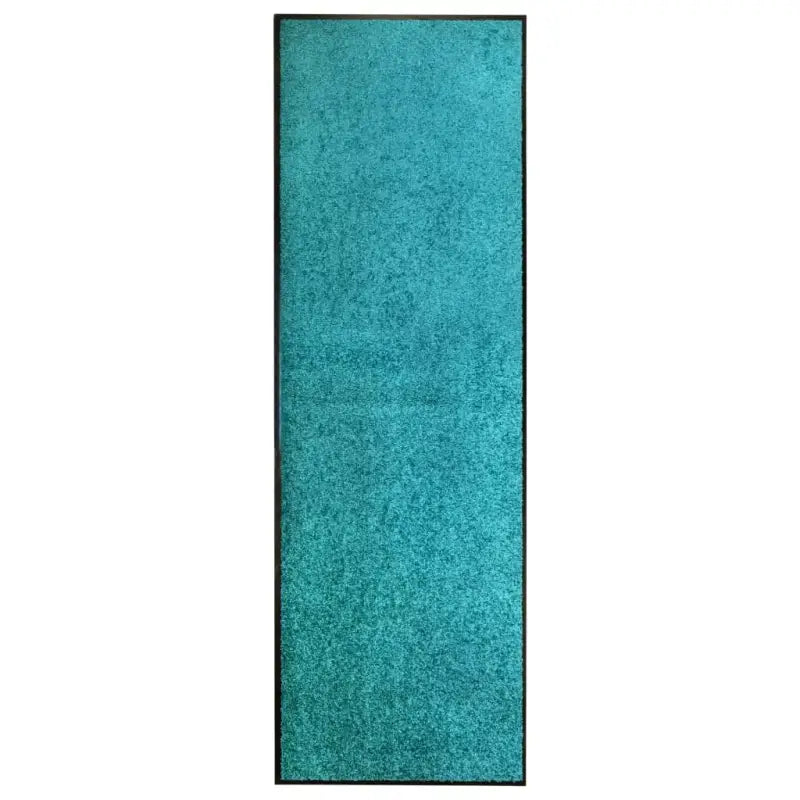 Anti-slip pvc deurmat voor binnen en buiten met absorberende werking - cyaan / 60 x 180 cm / 1 - Deurmatten