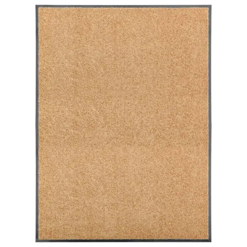Anti-slip pvc deurmat voor binnen en buiten met absorberende werking - Crème / 90 x 120 cm / 1 - Deurmatten