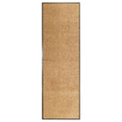 Anti-slip pvc deurmat voor binnen en buiten met absorberende werking - Crème / 60 x 180 cm / 1 - Deurmatten