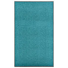 Anti-slip pvc deurmat voor binnen en buiten met absorberende werking - cyaan / 90 x 150 cm / 1 - Deurmatten