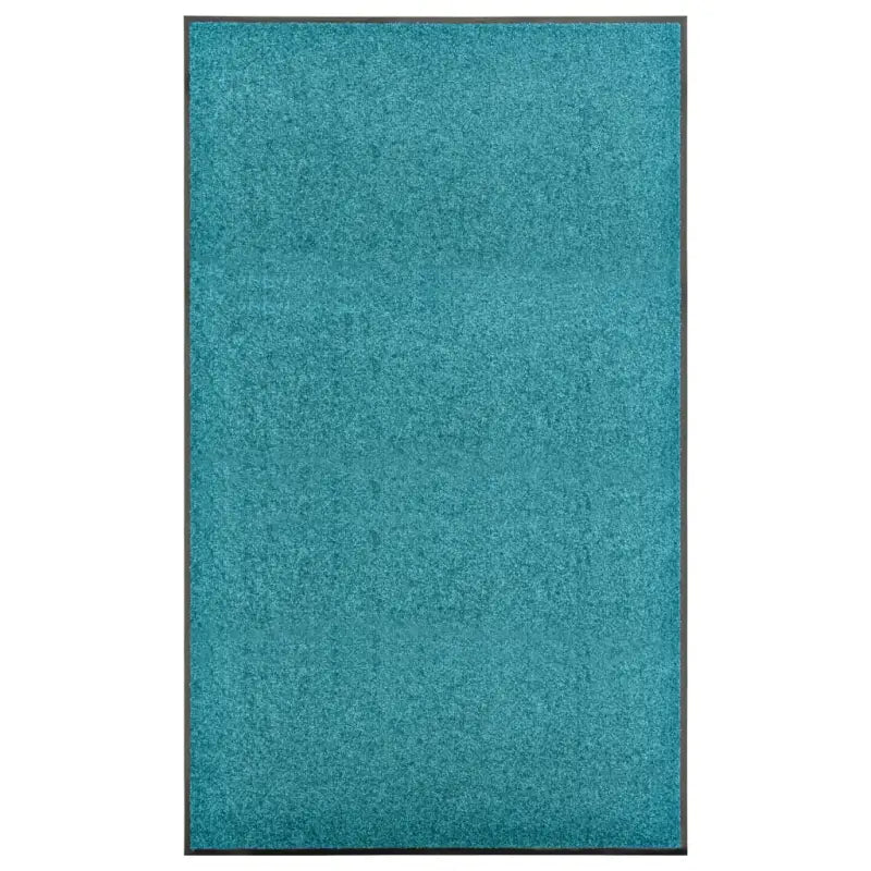 Anti-slip pvc deurmat voor binnen en buiten met absorberende werking - cyaan / 90 x 150 cm / 1 - Deurmatten