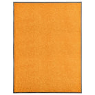Anti-slip pvc deurmat voor binnen en buiten met absorberende werking - Oranje / 90 x 120 cm / 1 - Deurmatten