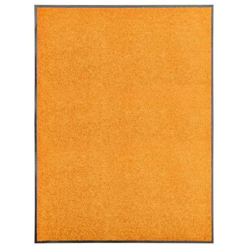 Anti-slip pvc deurmat voor binnen en buiten met absorberende werking - Oranje / 90 x 120 cm / 1 - Deurmatten