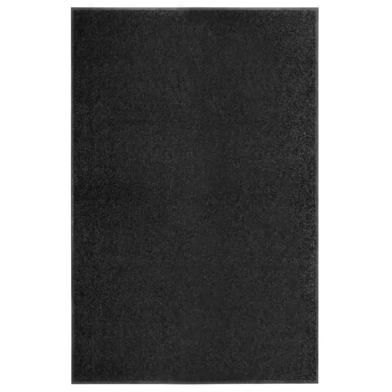 Anti-slip pvc deurmat voor binnen en buiten met absorberende werking - Zwart / 120 x 180 cm / 1 - Deurmatten