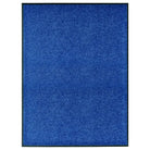 Anti-slip pvc deurmat voor binnen en buiten met absorberende werking - Blauw / 90 x 120 cm / 1 - Deurmatten