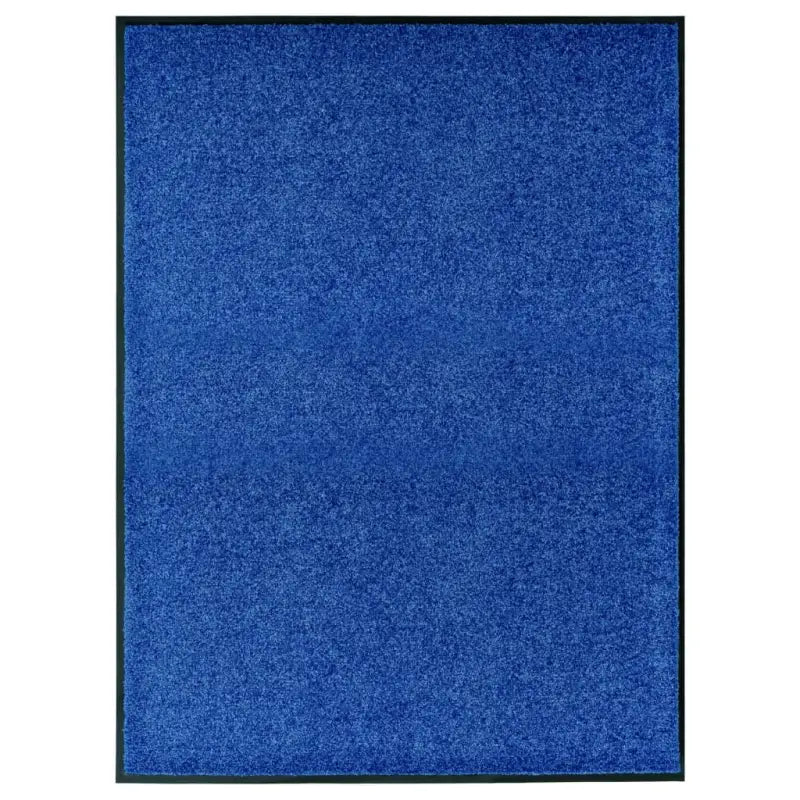 Anti-slip pvc deurmat voor binnen en buiten met absorberende werking - Blauw / 90 x 120 cm / 1 - Deurmatten