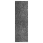 Anti-slip pvc deurmat voor binnen en buiten met absorberende werking - Antraciet / 60 x 180 cm / 1 - Deurmatten