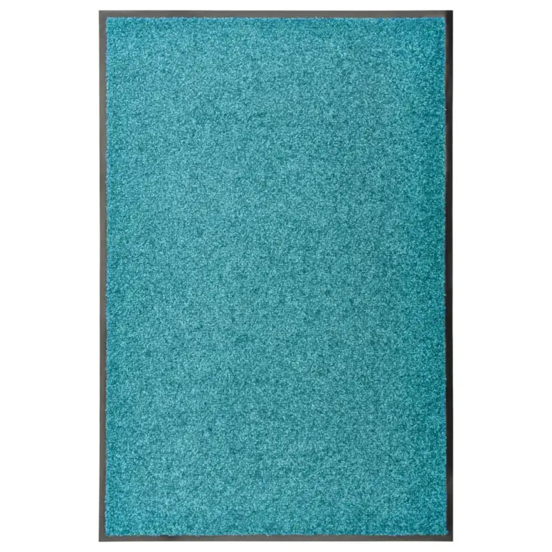 Anti-slip pvc deurmat voor binnen en buiten met absorberende werking - cyaan / 60 x 90 cm / 1 - Deurmatten