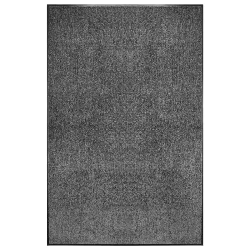Anti-slip pvc deurmat voor binnen en buiten met absorberende werking - Antraciet / 120 x 180 cm / 1 - Deurmatten