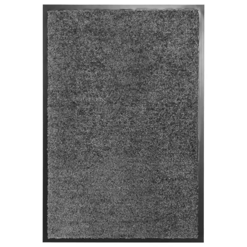Anti-slip pvc deurmat voor binnen en buiten met absorberende werking - Antraciet / 40 x 60 cm / 1 - Deurmatten