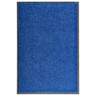 Anti-slip pvc deurmat voor binnen en buiten met absorberende werking - Blauw / 60 x 90 cm / 1 - Deurmatten