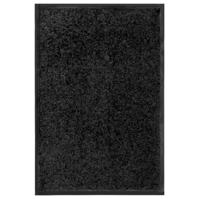 Anti-slip pvc deurmat voor binnen en buiten met absorberende werking - Zwart / 40 x 60 cm / 1 - Deurmatten